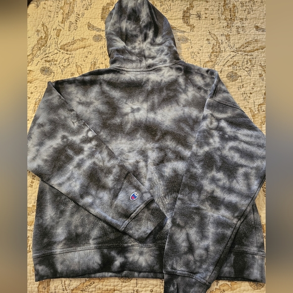 Champion tie dye cropped hoodie - Picture 3 of 3